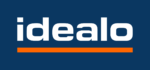 Idealo_Logo_blauer Hintergrund mit weißen Buchstaben