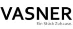 Das VASNER Infrarotheizung Logo auf weißem Hintergrund