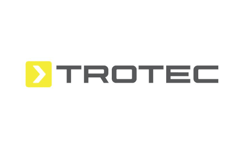 Das Trotec Logo auf hellem Hintergrund