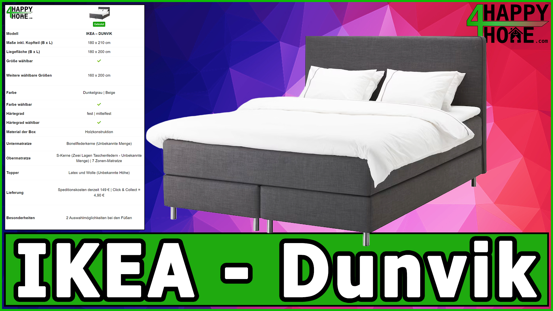 Ikea Dunvik Boxspringbett Review [ Video]