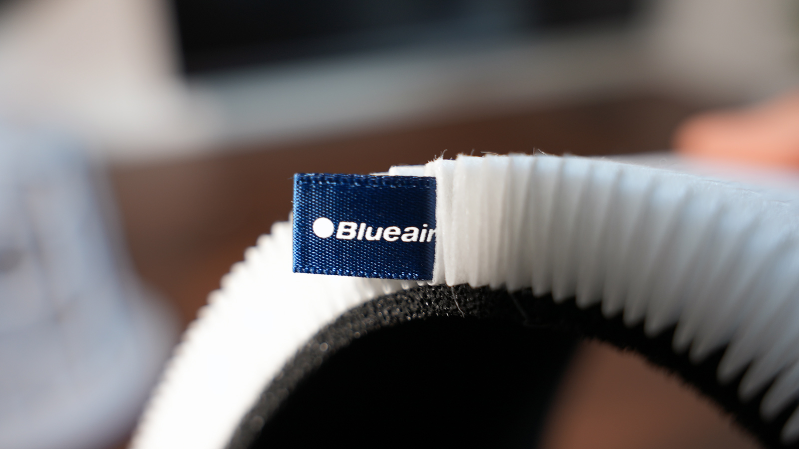 Logo-von-Blueair-am-Filter