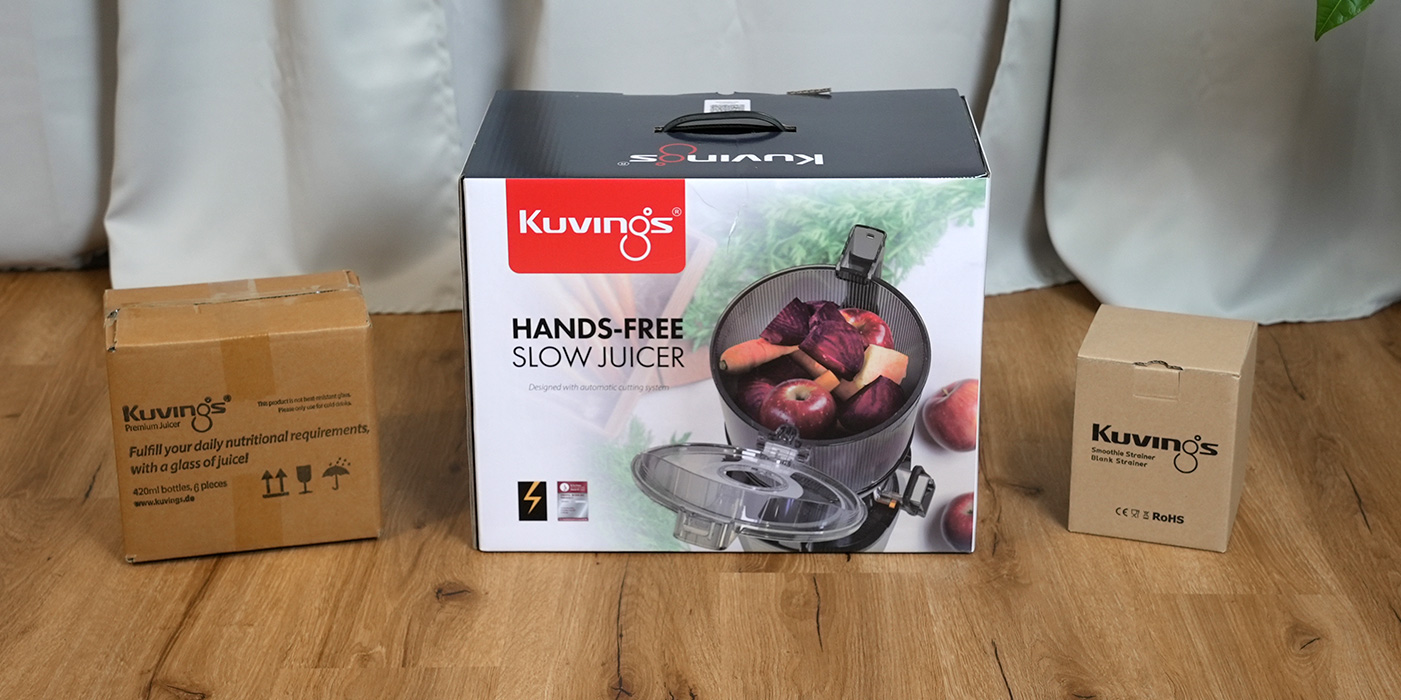 Kuvings-AUTO10S-mit-Zubehör-Verpackungen