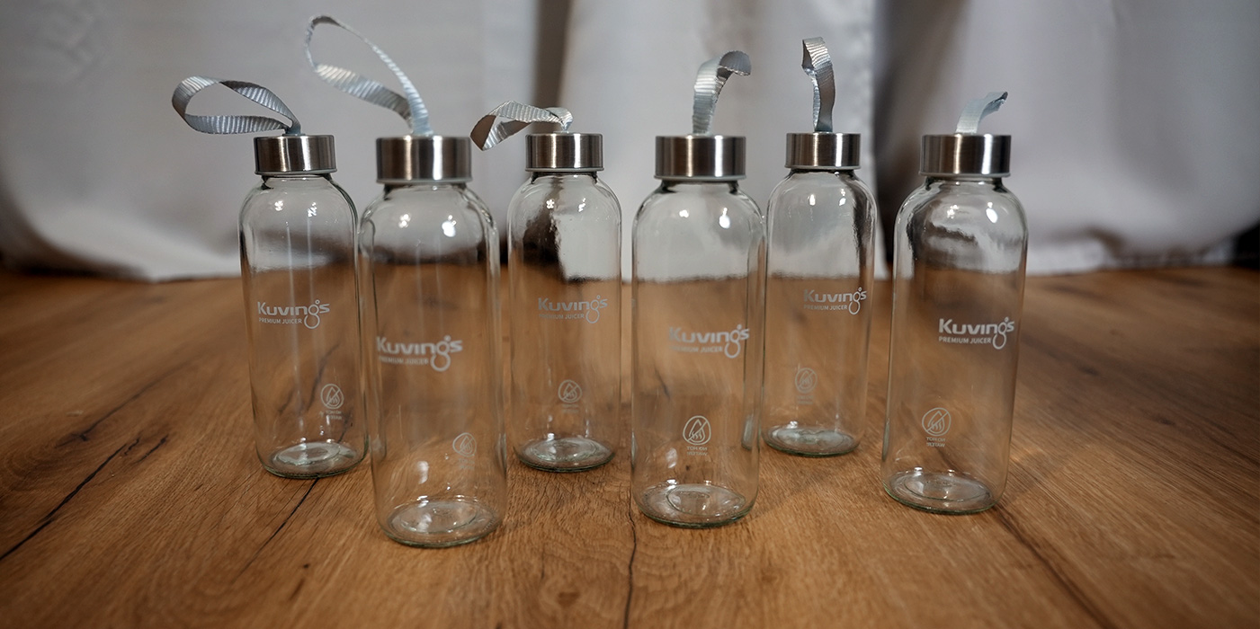 Zubehör-Kuvings-Glasflaschen-6er-Set-420ml-Fassungsvermögen