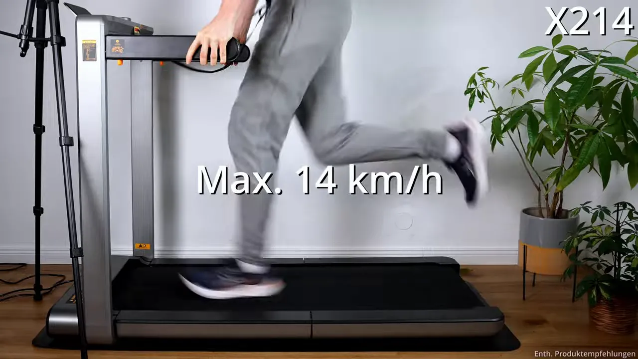 WalkingPad X214 Max 14 km h Laufband seitliche Ansicht