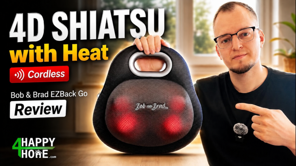 Massage Devices for Home Use: Which Device Helps with Which Complaint? Nine Devices from My Tests 3 Bob & Brad EZBack Go Review: Cordless 4D Shiatsu Massage Cushion with Heat