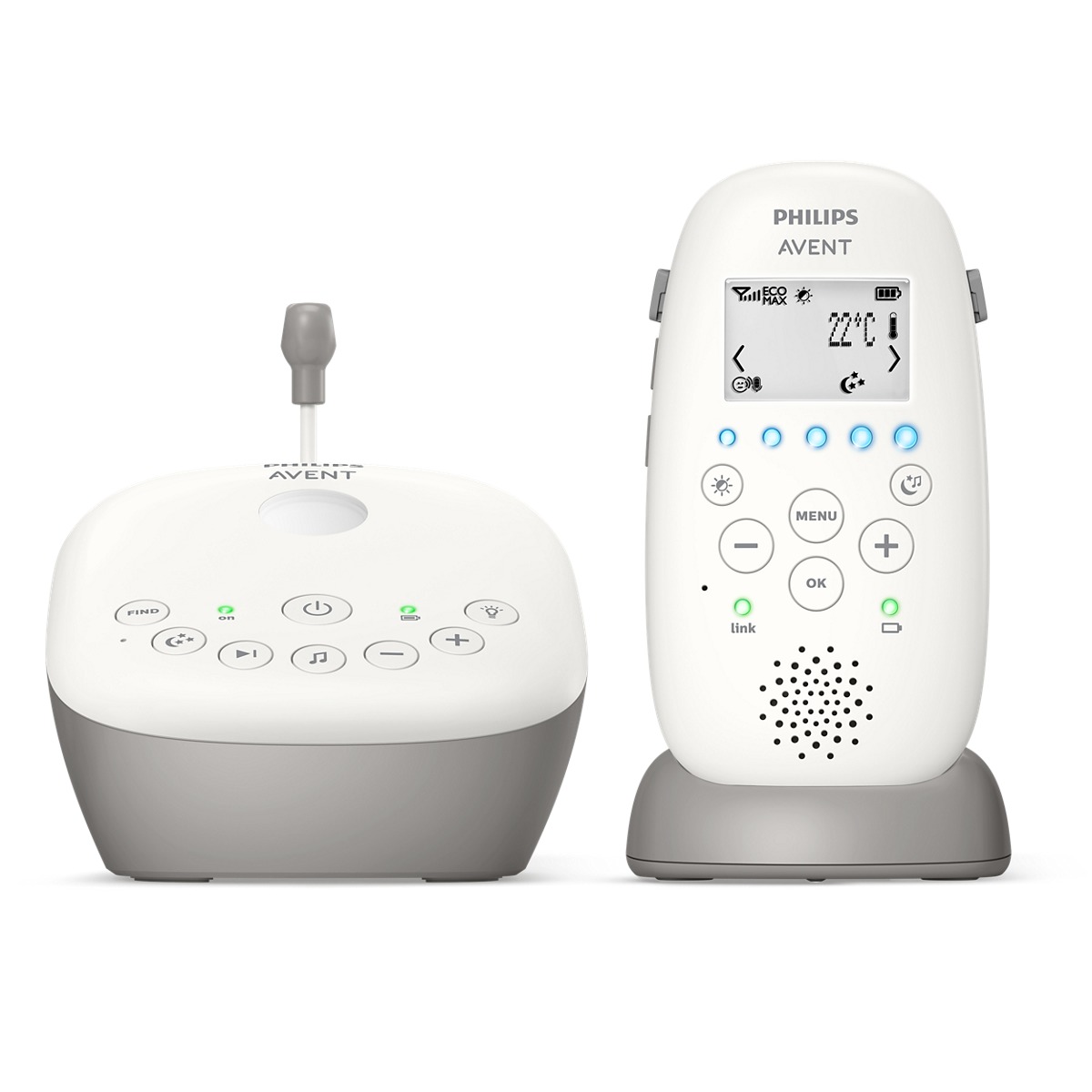 Audio-Babyphone: die Top 3 im Vergleich 3 Philips AVENT SCD733/26