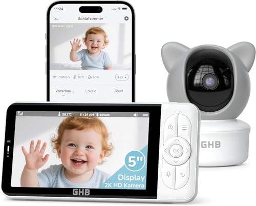 Babyphone mit App: die Top 3 im Vergleich 2 GHB Babyphone BABY6T