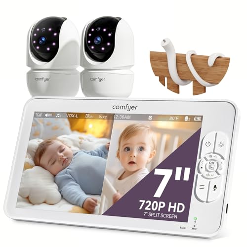 Babyphone mit zwei Kameras: die Top 3 2 Comfyer BM01 Split-Screen