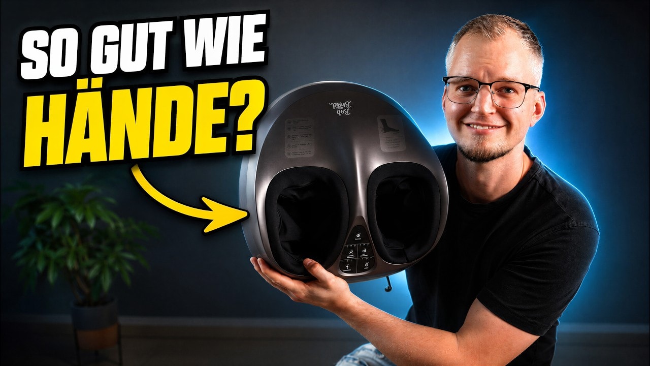 Bob and Brad 721 Fußmassagegerät im Test: kräftige Knet- & Luftkompression