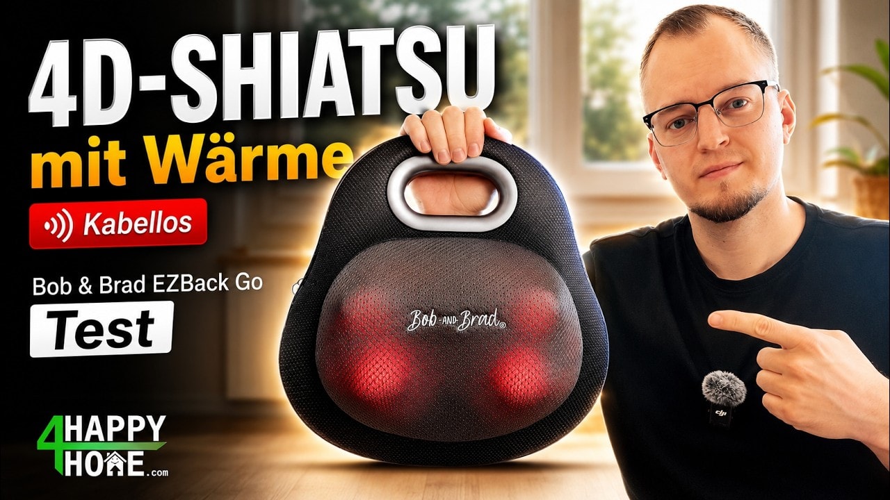 Bob & Brad EZBack Go im Test: kabelloses 4D-Shiatsu mit Wärme