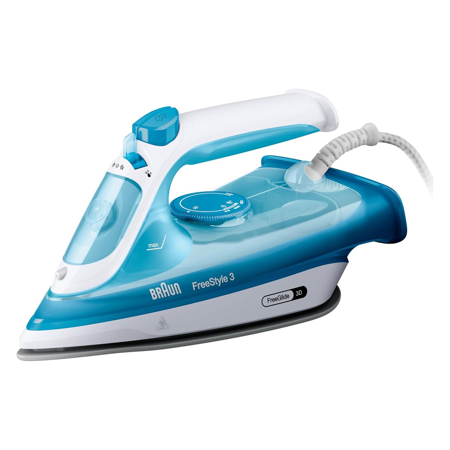 Bügeleisen der Mittelklasse: die Top 3 3 Braun FreeStyle 3 FI 3144 BL