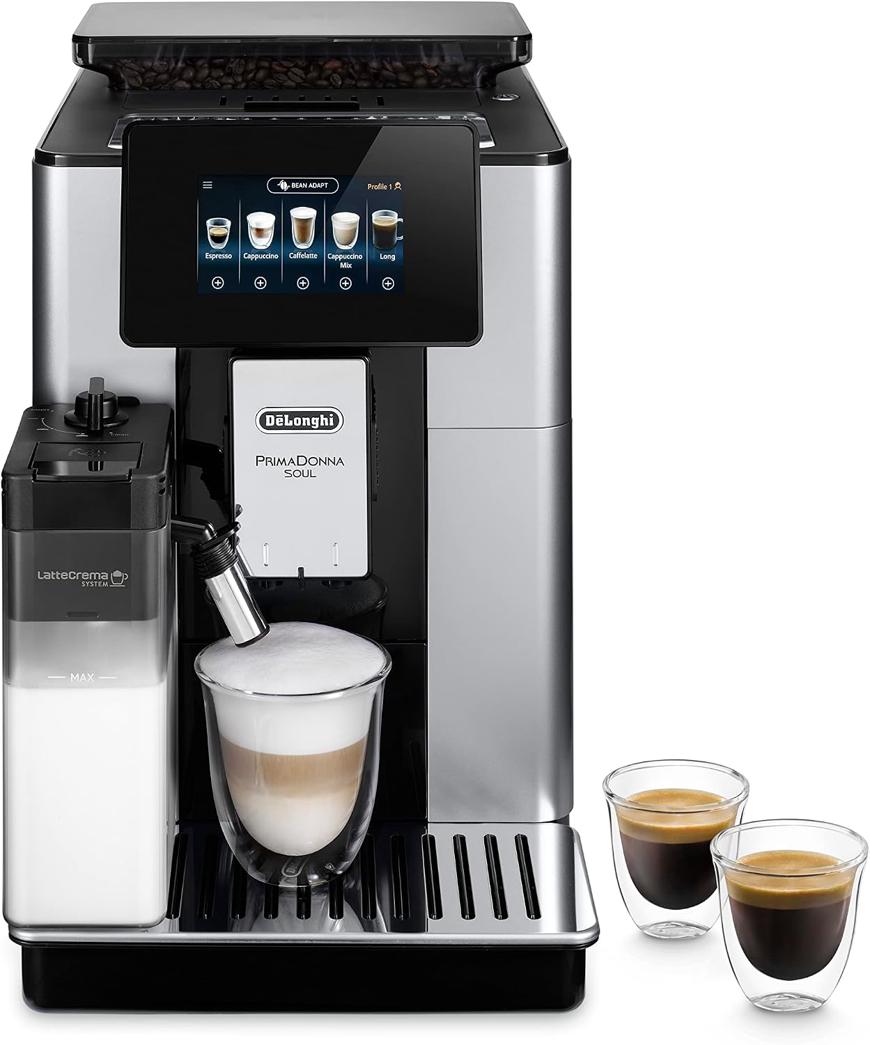 De'Longhi der Oberklasse: die Top 3 im Vergleich 3 De'Longhi PrimaDonna Soul ECAM612.55.SB