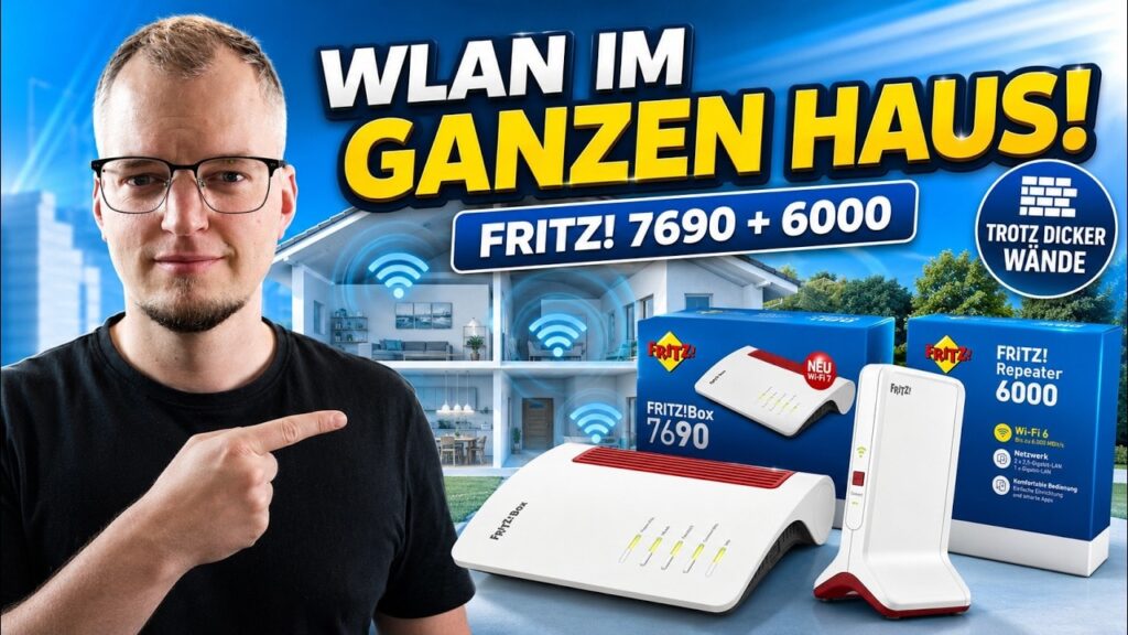 Startseite 6 FRITZ!Box 7690 und FRITZ!Repeater 6000: Mein WLAN-Setup für 156 m² Haus und Garten