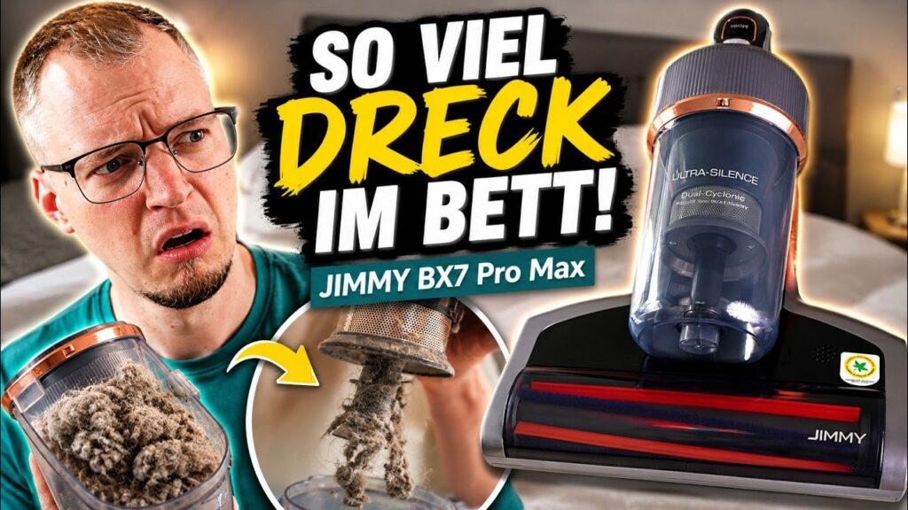 Startseite 3 JIMMY BX7 Pro Max im Test: Matratzen- und Polsterstaubsauger mit Klopfen, Heißluft und UV-C