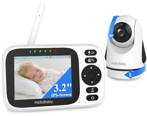 Kompaktes Video-Babyphone: die Top 3 3 HelloBaby HB6339