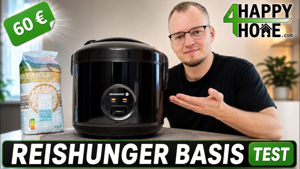 Reishunger Basis Reiskocher im Test: Fluffiger Jasminreis ohne Überkochen