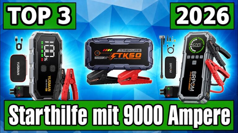 Starthilfe-Powerbank: YUSMAN, TREKURE und BRPOM im Vergleich 4 Starthilfe-Powerbank: YUSMAN, TREKURE und BRPOM im Vergleich