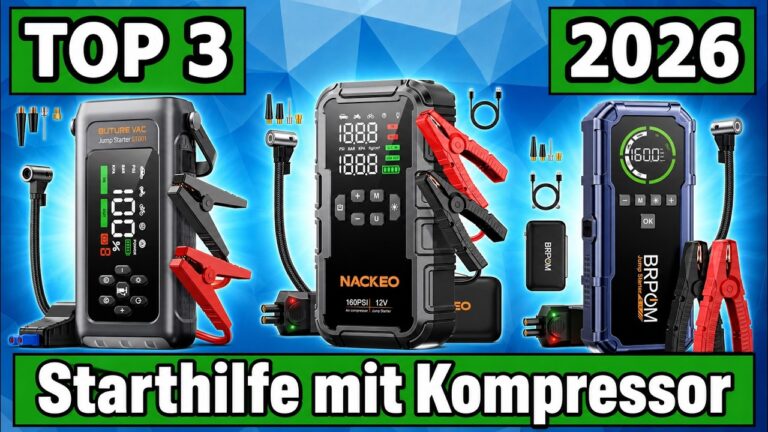 Starthilfe mit Kompressor: die Top 3 im Vergleich 6 Starthilfe mit Kompressor: die Top 3 im Vergleich