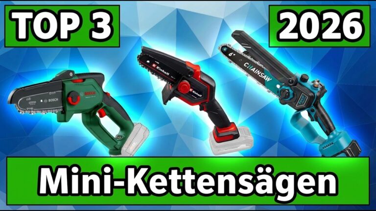 Mini Akku-Kettensäge: Bosch, Einhell und VIWKO 7 Mini Akku-Kettensäge: Bosch, Einhell und VIWKO