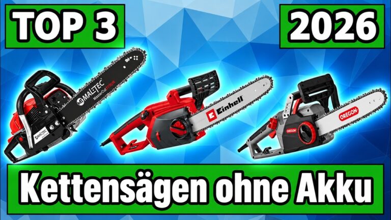 Kettensäge ohne Akku: die Top 3 im Vergleich 3 Kettensäge ohne Akku: die Top 3 im Vergleich
