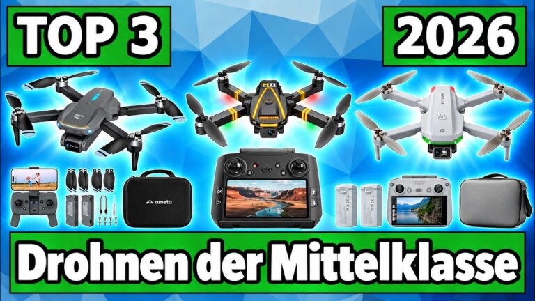 Mittelklasse-Drohne: die Top 3 im Vergleich 6 Mittelklasse-Drohne: die Top 3 im Vergleich