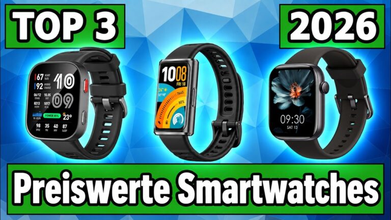 Günstige Smartwatch: die Top 3 im Vergleich 5 Günstige Smartwatch: die Top 3 im Vergleich