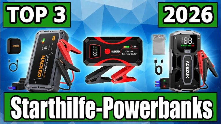 Starthilfe-Powerbank: die Top 3 im Vergleich 8 Starthilfe-Powerbank: die Top 3 im Vergleich