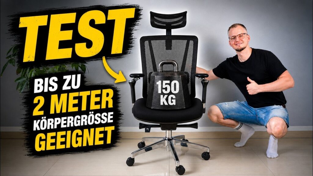 VALKENSTOL M8 Test: Bürostuhl für große & schwere Personen