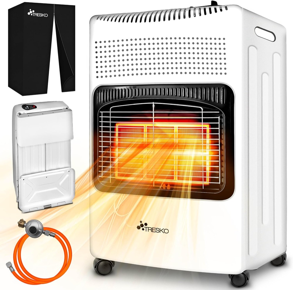 Gasofen: die Top 3 im Vergleich 3 TRESKO Gasheizung 4200 W