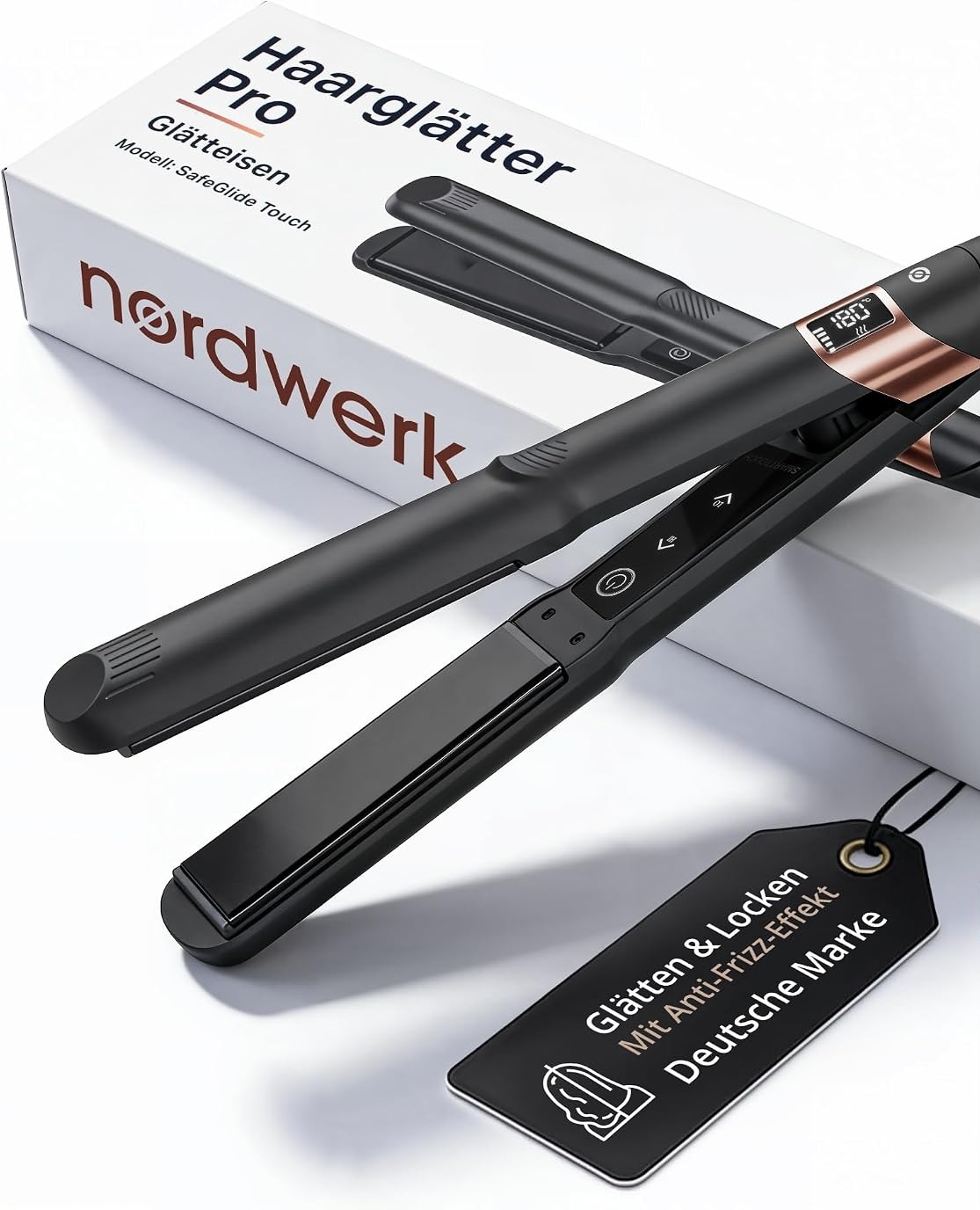 Glätteisen um 60 Euro: die Top 3 im Vergleich 2 NORDWERK SafeGlide Touch
