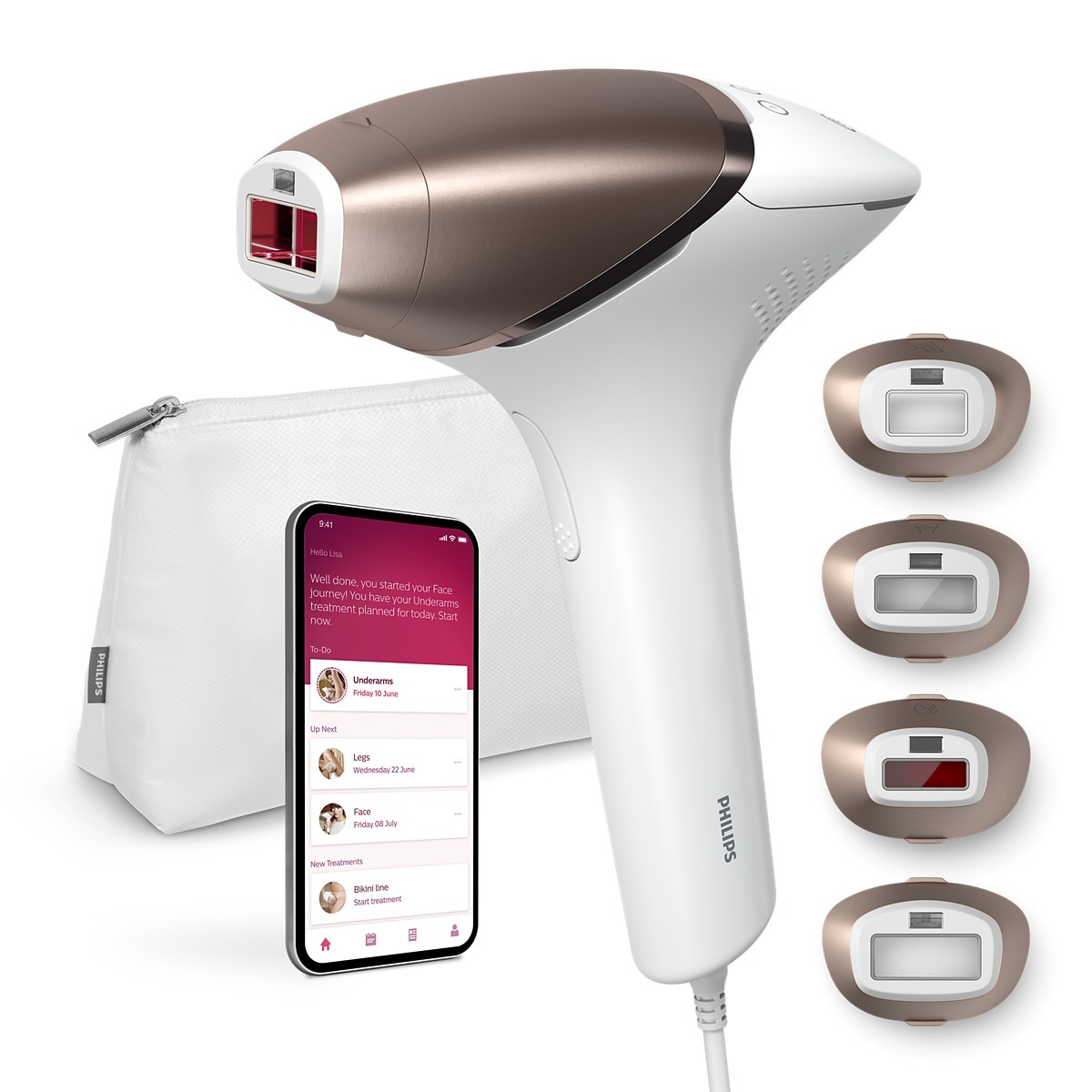 IPL-Gerät um 300 Euro: die Top 3 1 Philips Lumea IPL 8000 (BRI948/00)