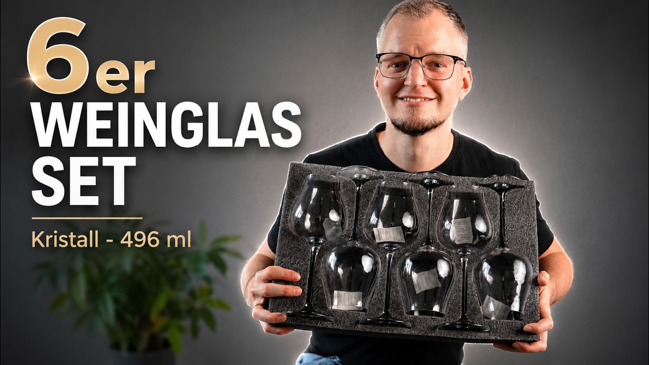 S SALIENT Rotweingläser 6er-Set: Titelbild des Videos