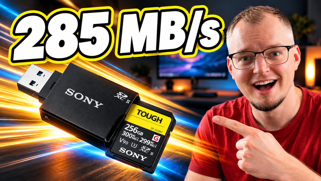 Sony TOUGH SF-G V90 und MRW-S1: Titelbild des Videos (KI-generiert)
