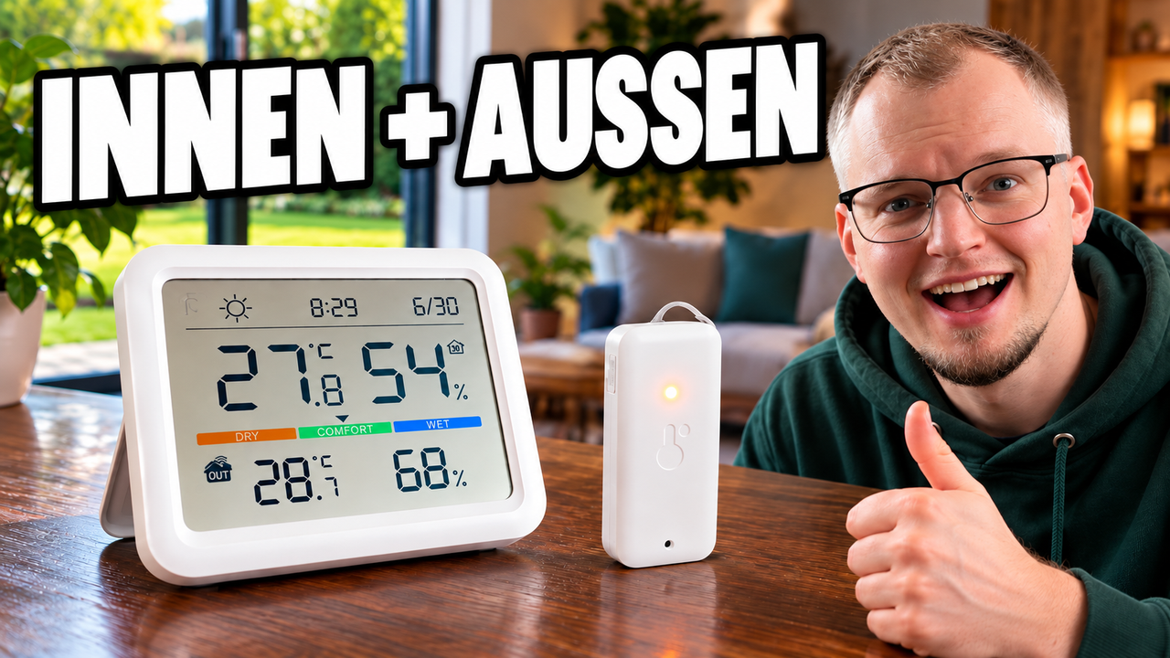 SwitchBot Meter Pro: Titelbild des Videos (KI-generiert)