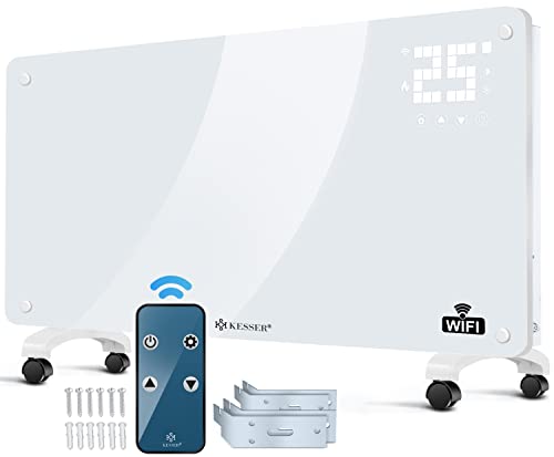 Wandheizung: die Top 3 im Vergleich 2 KESSER Glaskonvektor WiFi
